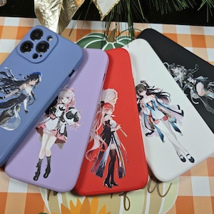 Wuthering Waves Silicone iPhone 11 12 13 14 15 16 Pro, Plus, Pro Max Case
