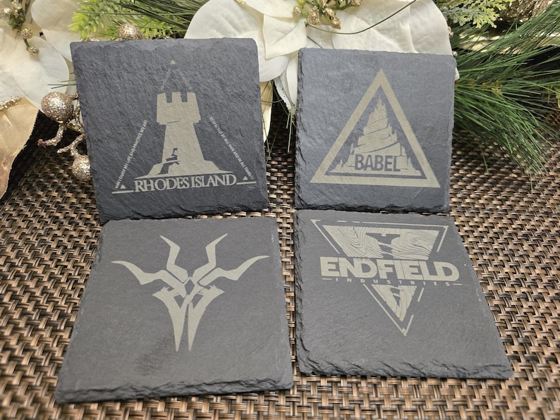 Arknights slate Coasters set image 2