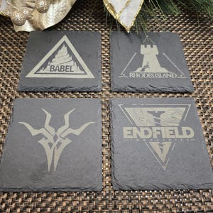 Arknights slate Coasters set image 1