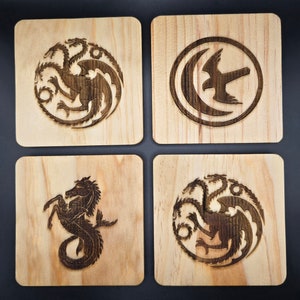 Team black, House of the Dragon Coasters set