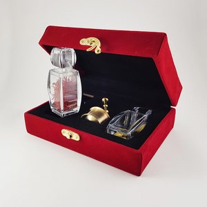 chic saffron box, premium pure saffron threads with mortar grinder and pestle, K3-196