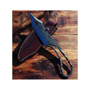 Camping knife, forged bushcraft knife, hunting knife