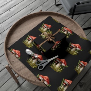 Mushroom Gift Wrap Papers