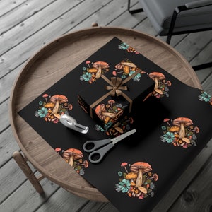 Bright Mushroom Gift Wrap Papers