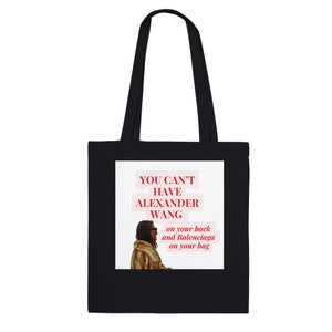 Borsa tote Bravocon RHONY con citazione di Jenna Lyons