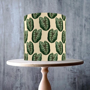 Exotic leaves design Seamless floral wrap around edible cake topper, ICING sheet, WAFER card, Cake Wrap, Edible Prints
