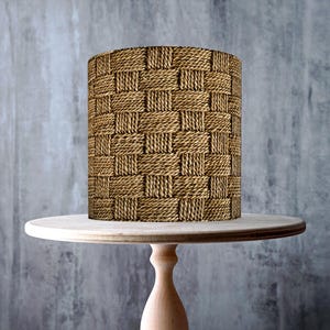 Panier tressé, motif tissé, texture rotin rustique enveloppant comestible autour du gâteau, feuille de glaçage, carte gaufrette, emballage de gâteau, impressions comestibles