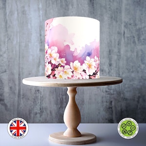 Sakura Kirschblüte floraler essbarer Cake Topper, Cake Topper, Cake Topper, essbare Drucke, essbare Drucke