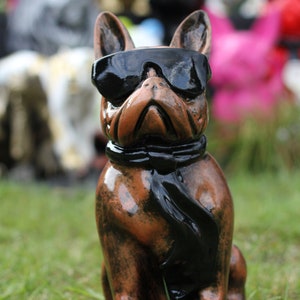 Lebensgroße Englische Bulldogge Deko Figur-shop.garten-fantasy