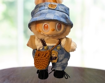 Labubu Crochet Crossbody Bag: Miniature Doll Purse
