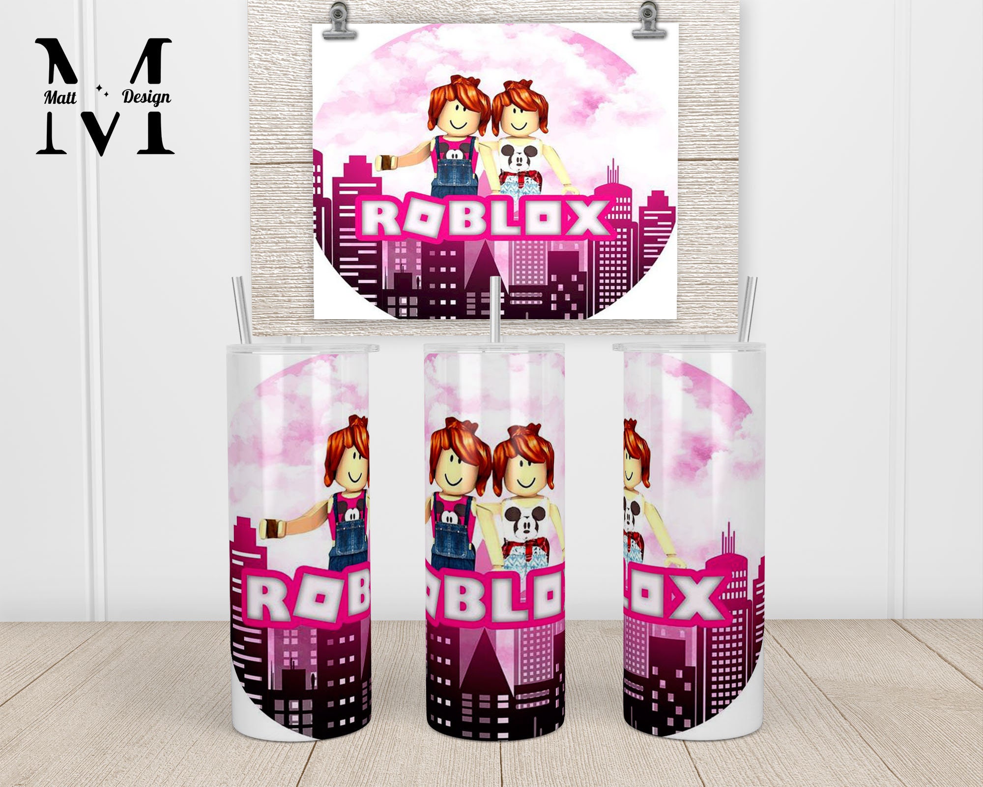 Roblox Girls Svg Roblox Friends Png svg Roblox Tumbler 