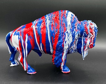 Drip Painted Football Buffalo!