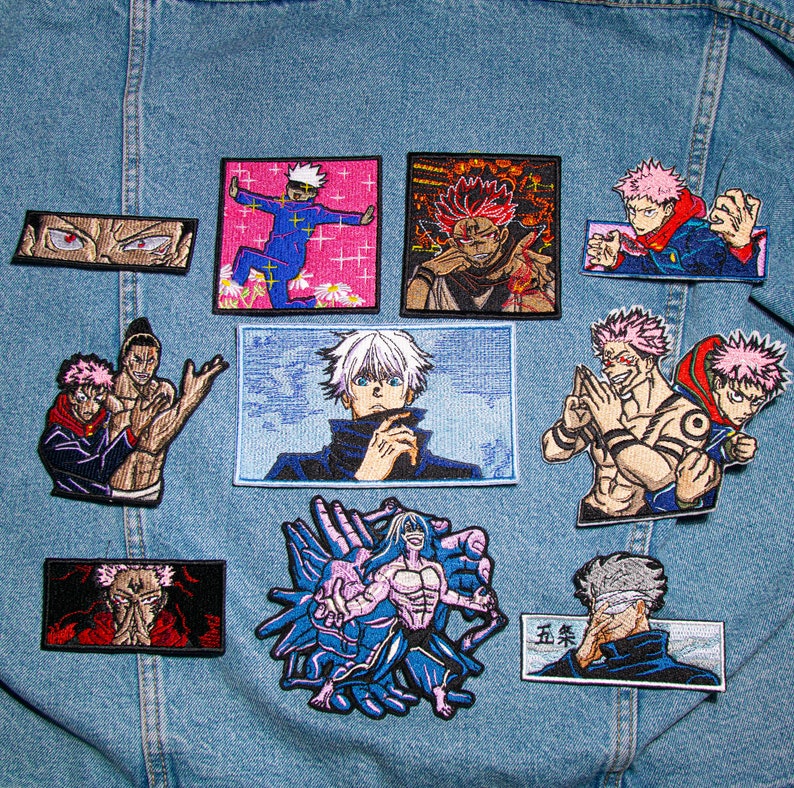 Iron on Anime Patch, Embroidered Patch, Anime Lover Gift, Sew on