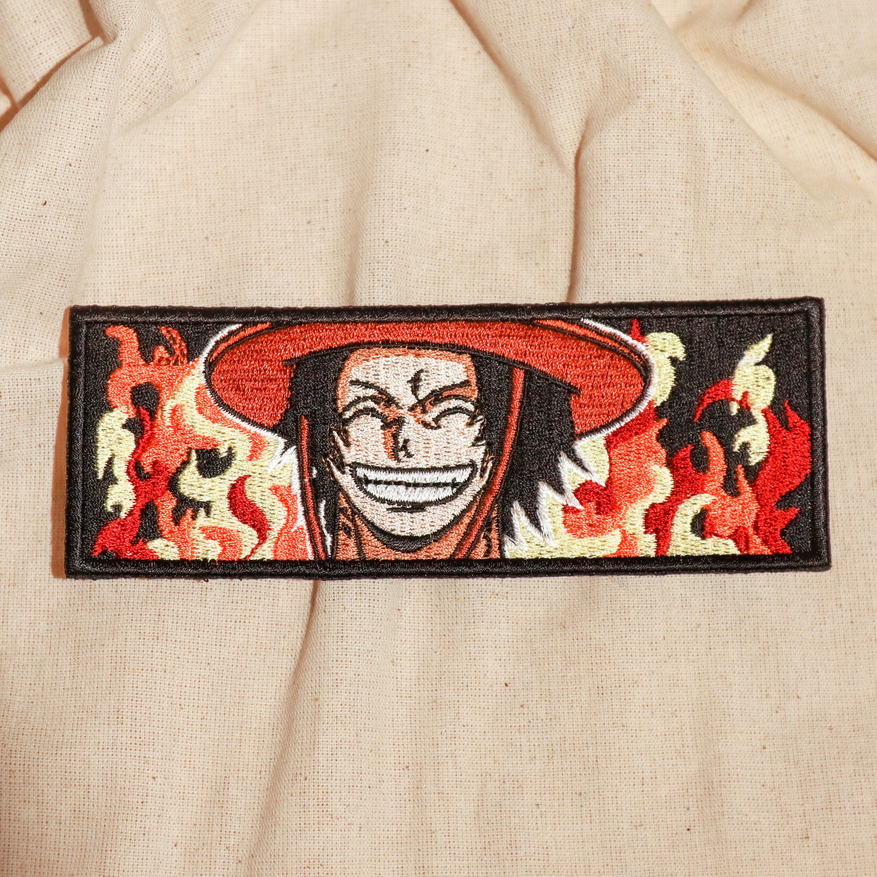 One Piece Anime – Emblema Ace Hat Patch, Laranja, 7,6 cm 44265