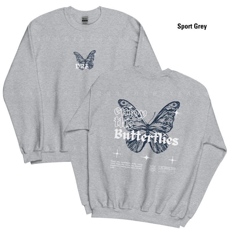Daniel Ricciardo Butterflies Crewneck Sweatshirt, Unisex F1 Sweater