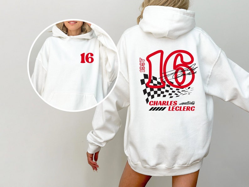 Charles Leclerc Ferrari Racing Formula One Hoodie, Unisex, Formula 1