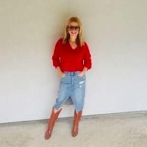 Vtg Christian Dior Sweater Red size L