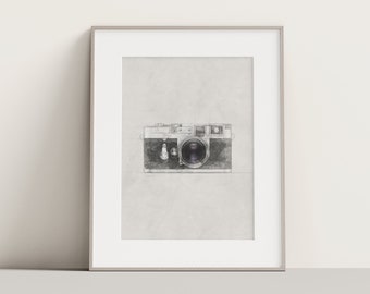 Leica M3 Camera - Gilcée Art Print