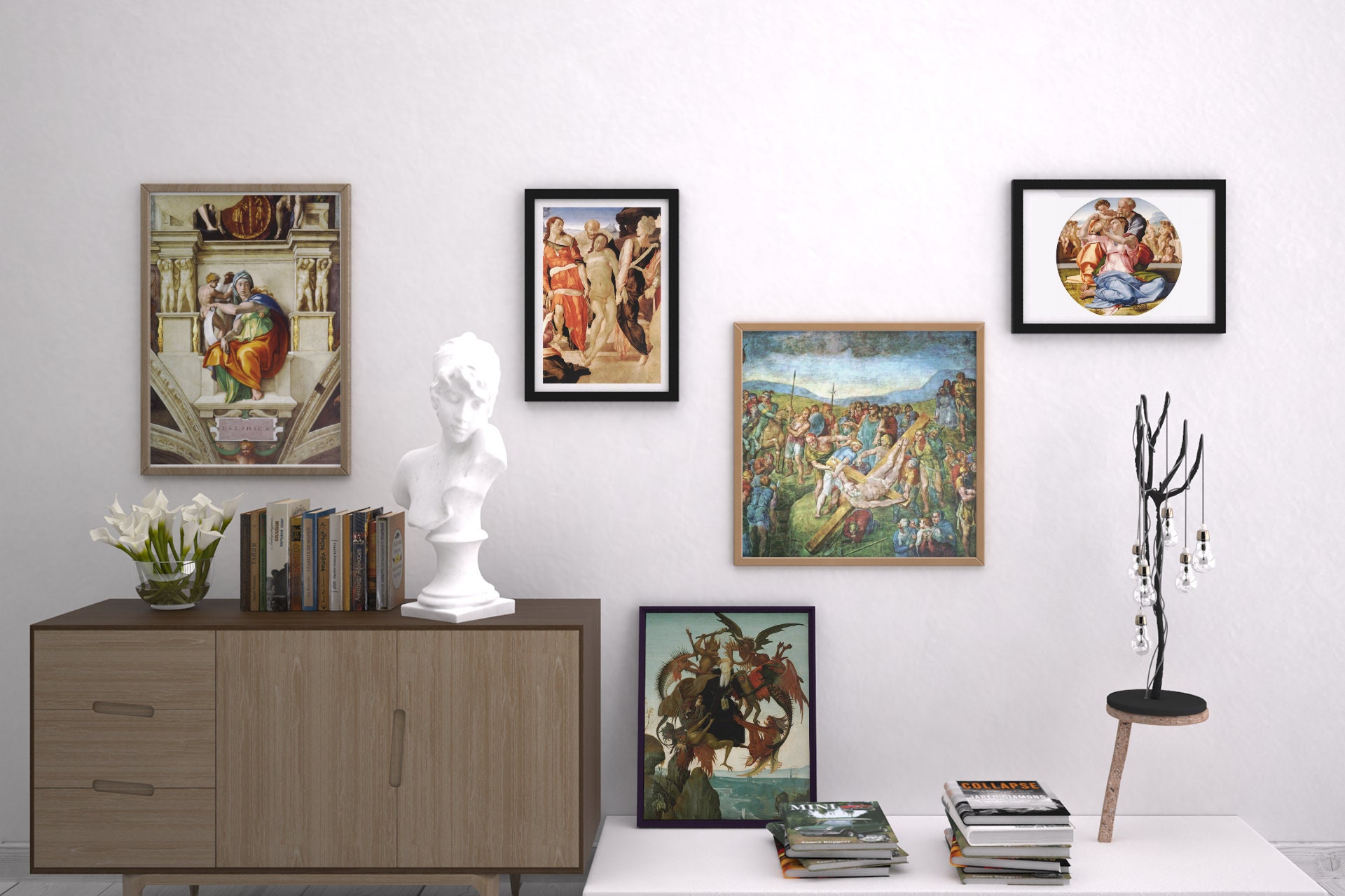 55+ Printable Art Designs | Michelangelo Artworks and Painting ...