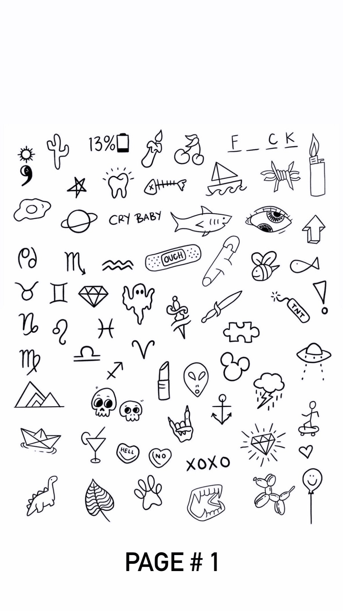 Finger Tattoo Stencil - Etsy finger-tattoo-stencil-etsy