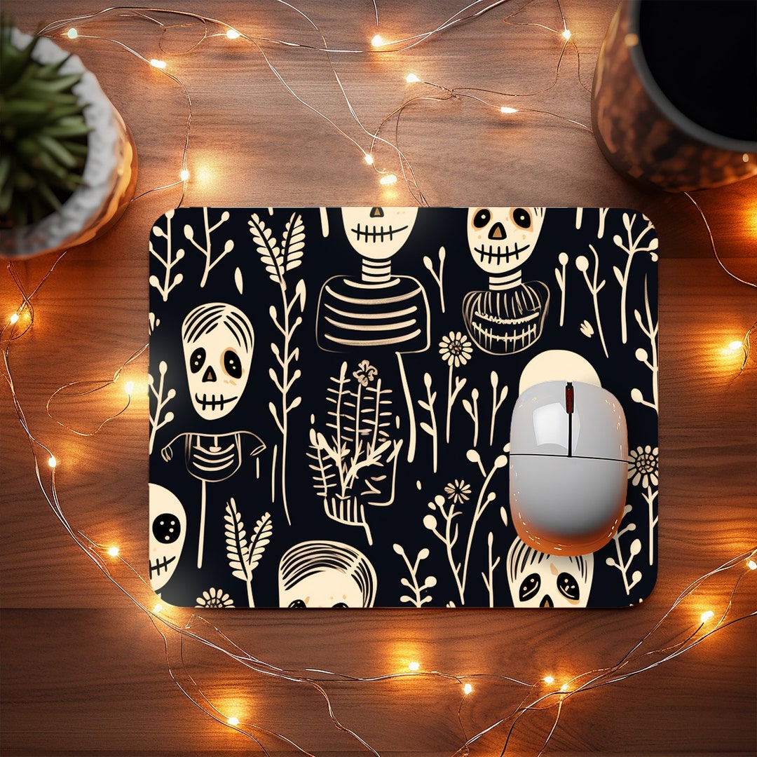 Skeleton Mouse Pad Human Skeletons Mouse Pad Sublimation Etsy