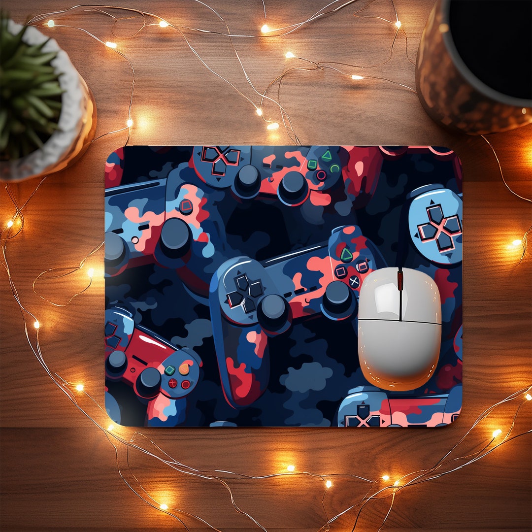 Playstation Mouse Pad Video Game Mouse Pad Sublimation Square Etsy
