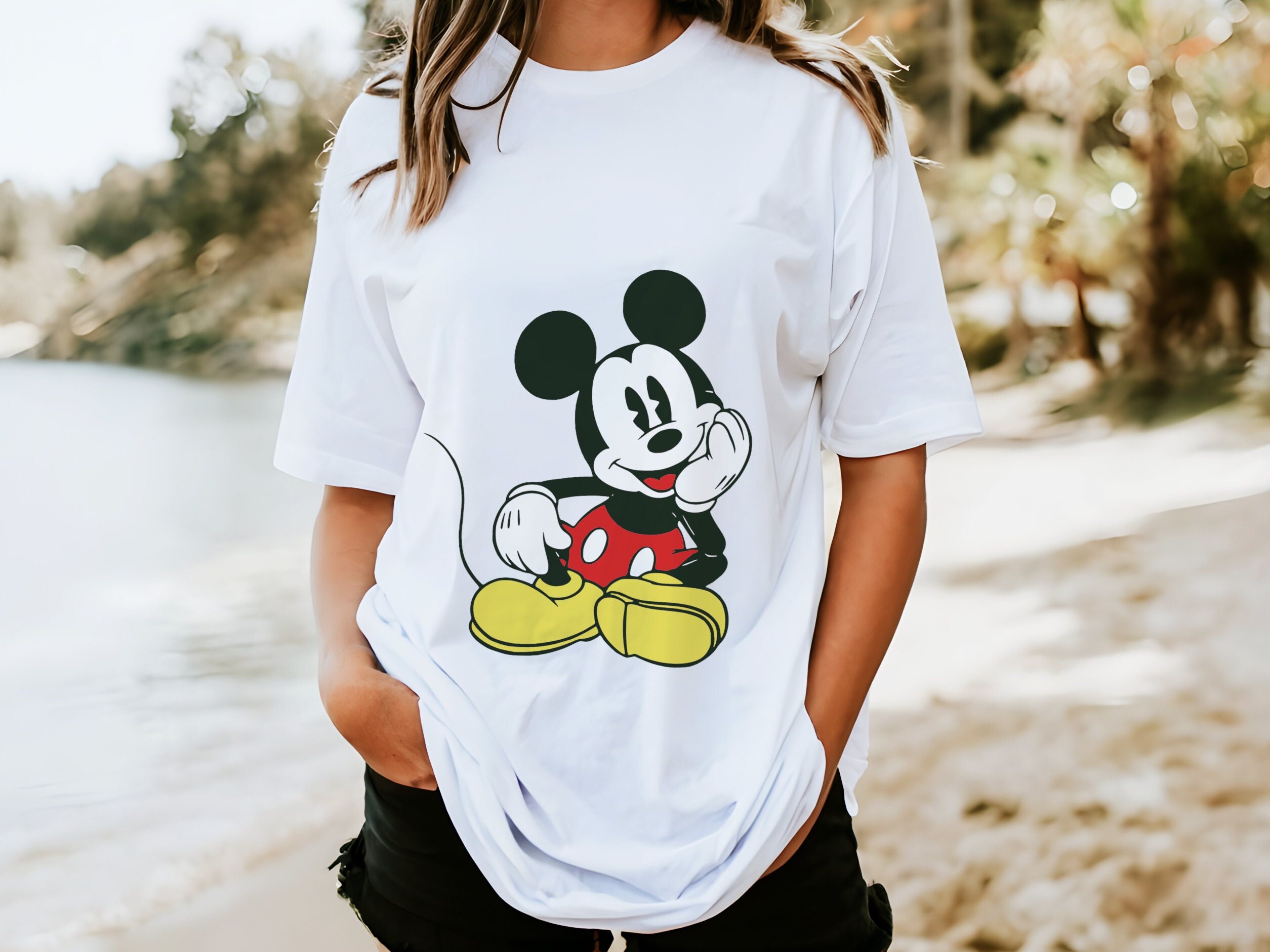 T Shirt Oversize Mickey Etsy UK