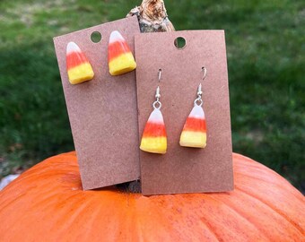 Real Candy Corn Earrings