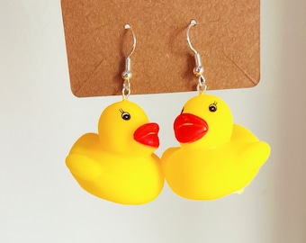 Rubber Duck Earrings