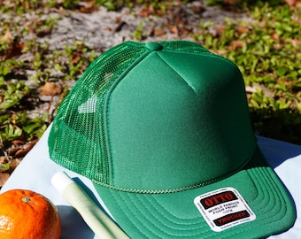 Otto Cap 5-Panel High Crown Mesh Back Trucker Hat