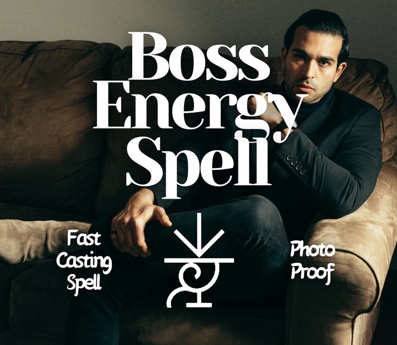 Boss Energy Spell Successful Spell Aura Upgrade White Magic Confidence Spell Success And Fame Spell Fast Casting Spell image 1