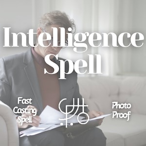 Intelligence Spell | Academic Genius Spell | Genius Spell | Get Smarter Spell | Good Grades Spell | Same Day | Fast Casting Spell