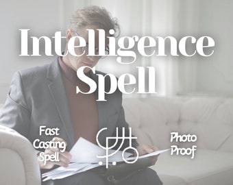 Intelligence Spell | Academic Genius Spell | Genius Spell | Get Smarter Spell | Good Grades Spell | Same Day | Fast Casting Spell