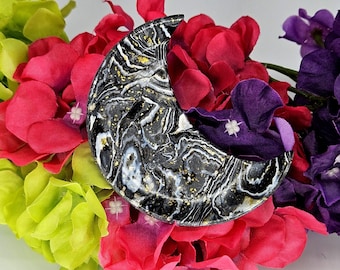 Handmade Crescent Moon Polymer Clay Ring Trinket Dish