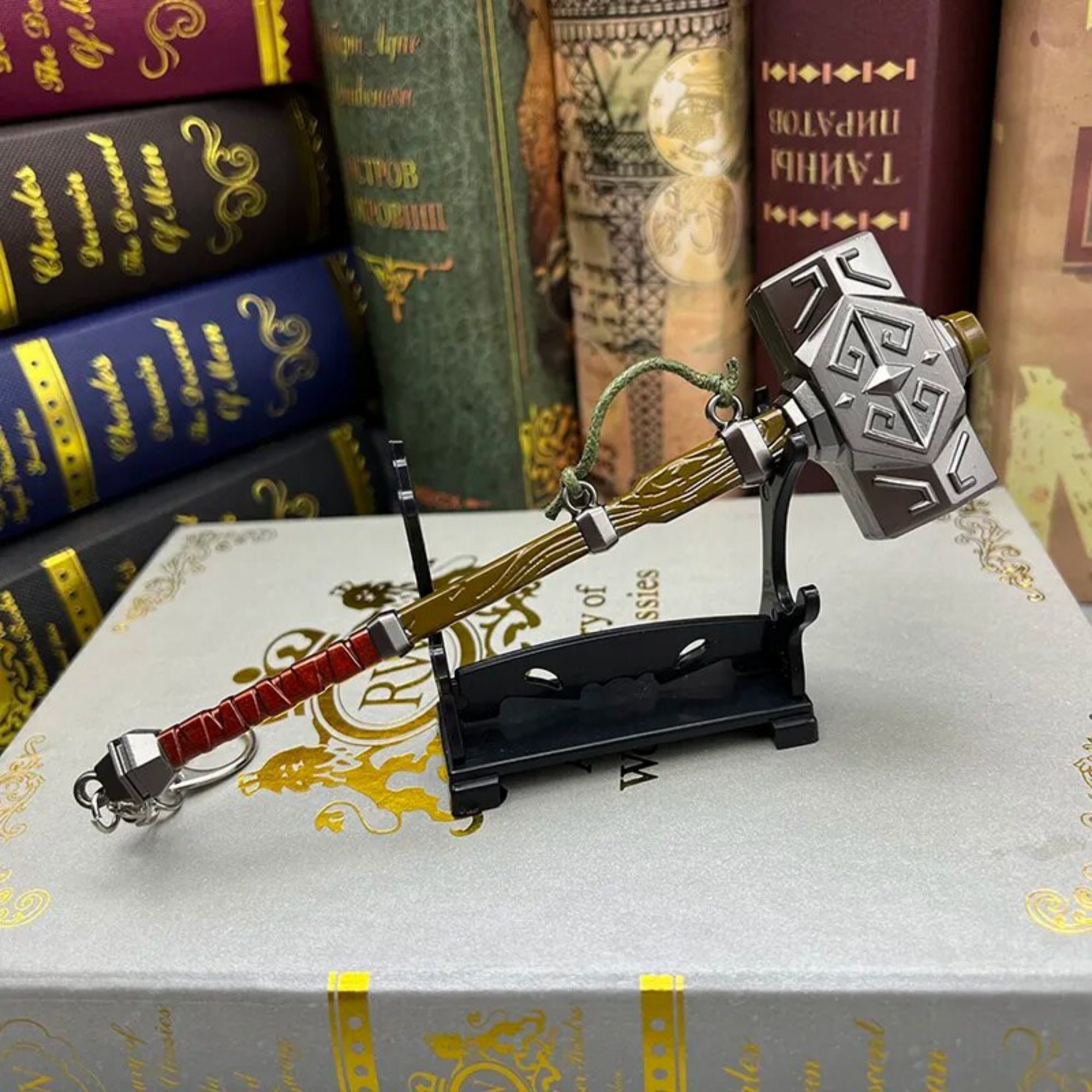 Legend of Zelda Replica 18 Cm Iron Sledgehammer Botw Gaming Miniature