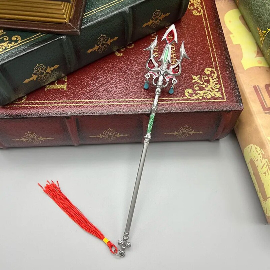 Legend of Zelda Replica 22 Cm Lightscale Trident Mipha Lance - Etsy