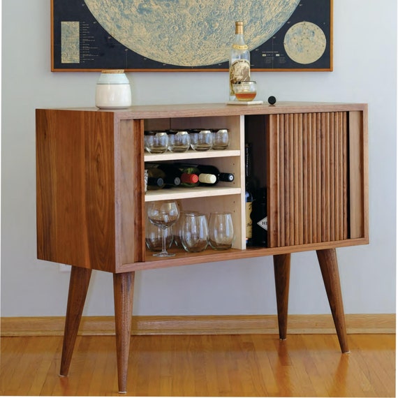 Wooden tambour cupboard deals