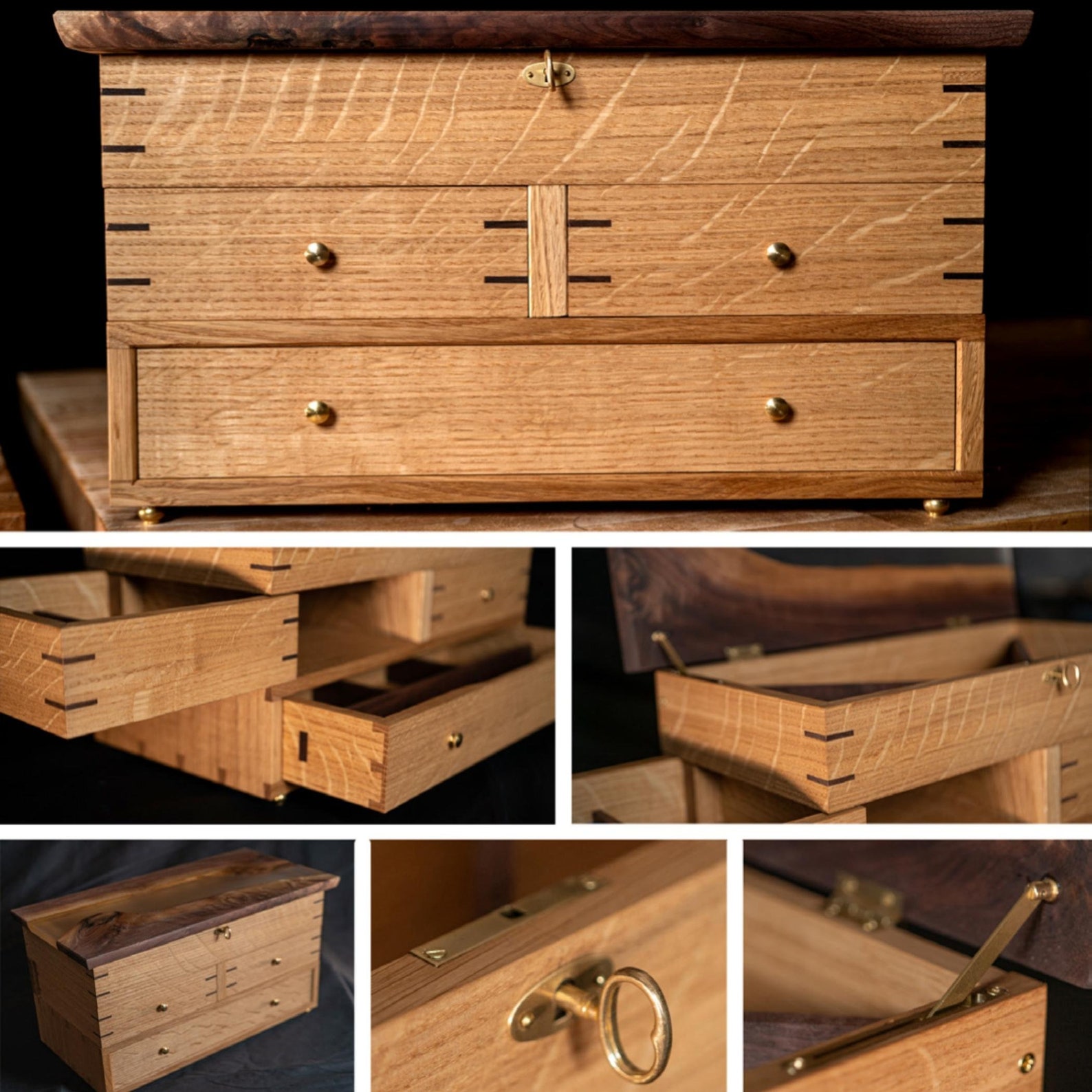 Wood Epoxy Jewelry Plan, Modern Jewelry Plan, Jewelry Box PDF