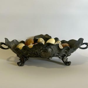 Antique, Art Nouveau, Jardiniere, Planter, Vase, Centerpiece, Kayserzinn, 17”