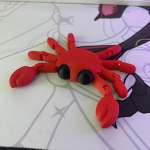 Articulated Crab Toy - 3D Printed