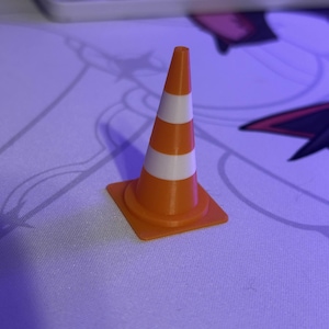 3D-geprinte verkeerskegel