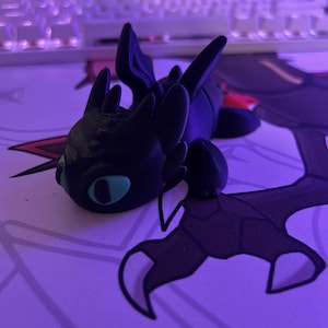 3D Printed Flexy Toothless