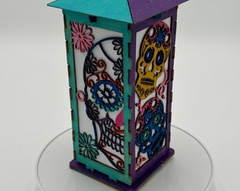 Dia De Los Muertos Day Of The Dead Lanterns With DIY Paint Kit!