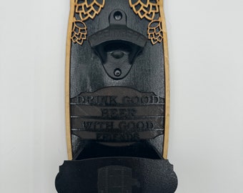 Beer Bottle Opener: Man Cave Bar Decor