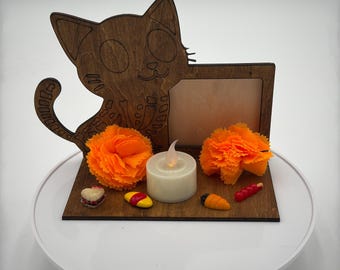 Dia De Los Muertos Day Of The Dead Cat (Male) With DIY Paint Kit!