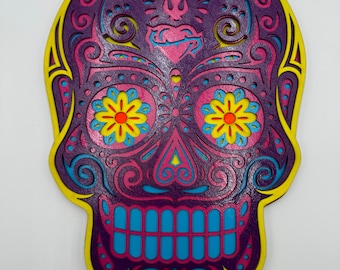 Sugar Skull Male with Heart