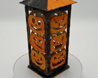 Halloween Pumpkin Latern With DIY Paint Kit!
