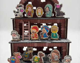 Kids Nativity Scene (Arch) El Nacimiento de Ninos with DIY Paint Kit!