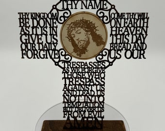 Lord’s Prayer with Jesus Christ Face