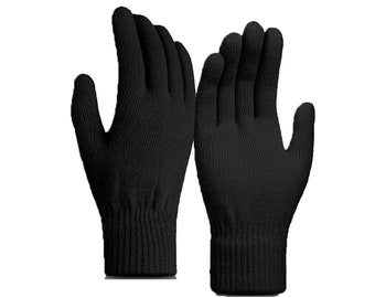 Winterhandschuhe Strickhandschuhe Rippstrick Handschuhe Damen